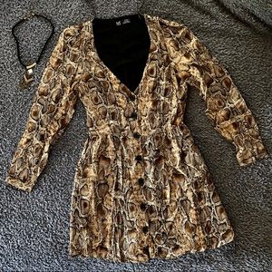 Snakeskin Dress